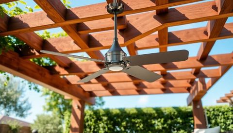 15 Best Smart Outdoor Ceiling Fans With Weather Monitoring For Ultimate ... within Maximizing comfort with open space ceiling fans designed for outdoor use